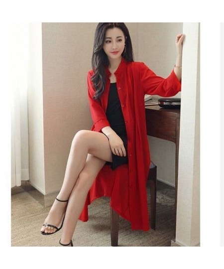 Women Clothing Female Summer Thin Section Sun Protection Clothing Long Sleeve Shawl Chiffon Cardigan Coat 5xl E104 $28.67 - J...