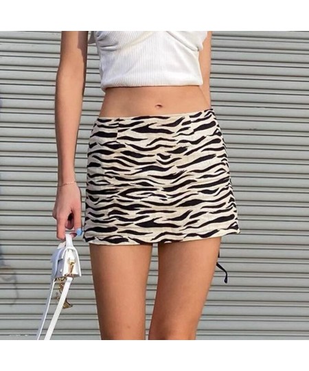 Sexy Zebra Print Stretch Tight-fitting Hip Skirt European and American Style 2023 Women's New Skirt Skirt $26.60 - Skirts