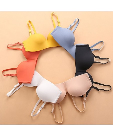 Underwear Women's Anti-skid Summer Thin Seamless Smooth Bra Gathers Girls Without Steel Ring Japanese $17.46 - Underwear