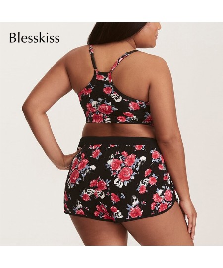 High Waist Swimsuit Bikini 2023 Plus Size Swimwear Women Large Bathing Suit With Shorts Swimming Suit For Ladies 5XL $35.74 -...