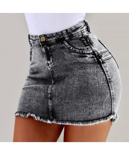 2023 New European and American Women's Denim Skirts Sexy High Waist Denim Hip Skirt Woman Y2k Black Skirt 4 Colors 6 Sizes $3...