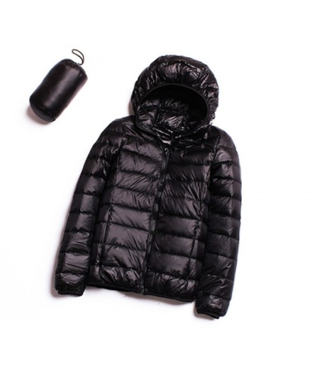 Women's Winter Ultra Light Down Jackets Hooded Slim Packable Down Coats Lady Autumn Winter Down Parkas Woman Outerwear $41.22...