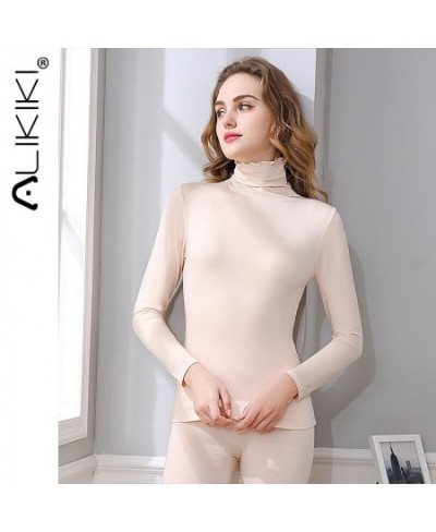 Women Long Sleeve Warm Modal Thermal Heated Underwear Set Long Johns Thermostat Thermos Home Suit For Winter Thermal Clothing...