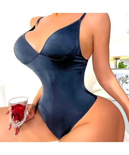 Bodysuits Shapewear Thong Summer Sexy Deep V Crop Fajas Waist Trainer Corset Women Spaghetti Strap Club Wear Body Shaper $22....