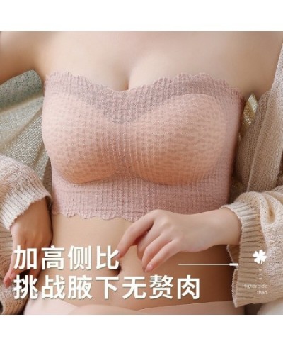 Comfortable Wireless Strapless Bras For Women Bralette Seamless Lace Push Up Bra Lingerie Sexy Backless Invisible Bras $12.31...