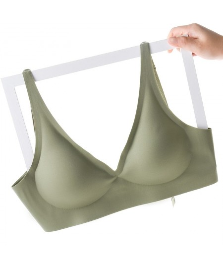 2pcs Sexy Lingerie Seamless Bra Women Underwear Wireless Latex Woman Bra Deep V Adjustable JELL-O Strips Thin Comfortable $31...