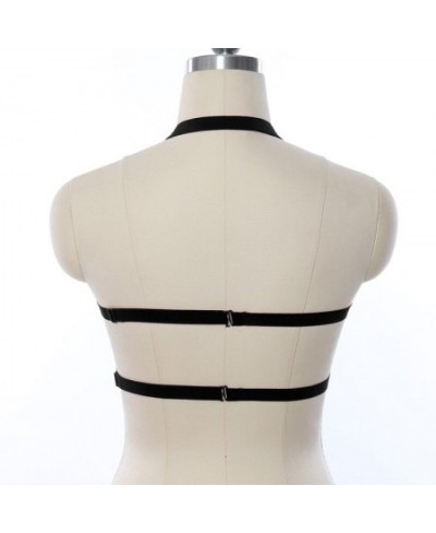 Harajuku Pentagram Body Harness Adjustable Pole Dance Hollow Bondage Harness Cage Elastic Women Sexy Lingerie Crop Top Bra $2...