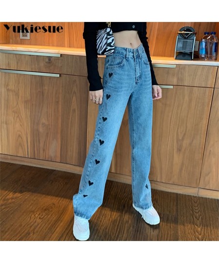 spring 2022 womens fashion high waist Women's Wide leg jeans baggy woman denim capris Pants jean mom jeans straight trousers ...