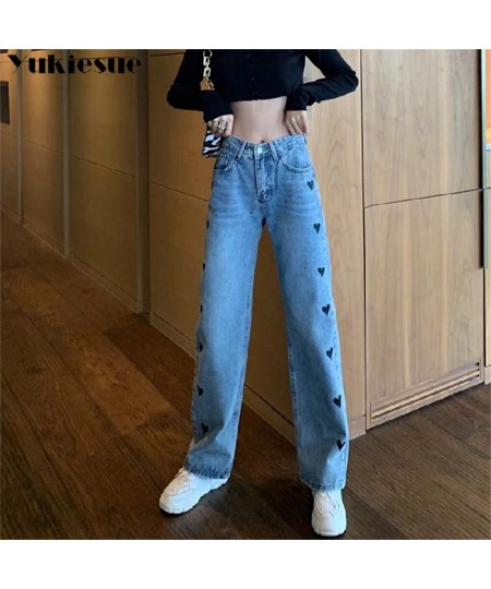 spring 2022 womens fashion high waist Women's Wide leg jeans baggy woman denim capris Pants jean mom jeans straight trousers ...