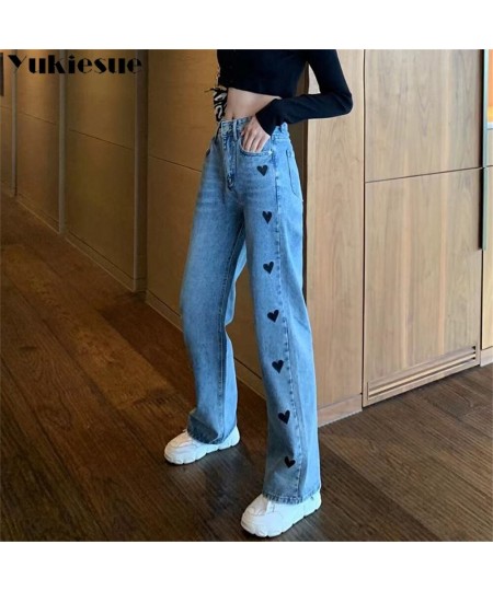 spring 2022 womens fashion high waist Women's Wide leg jeans baggy woman denim capris Pants jean mom jeans straight trousers ...