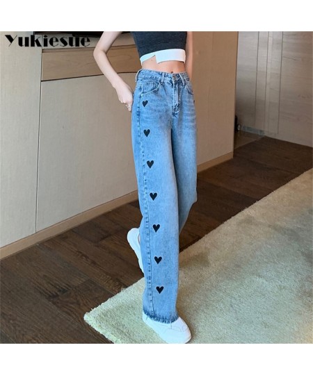 spring 2022 womens fashion high waist Women's Wide leg jeans baggy woman denim capris Pants jean mom jeans straight trousers ...