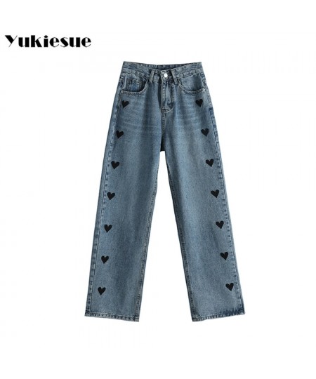 spring 2022 womens fashion high waist Women's Wide leg jeans baggy woman denim capris Pants jean mom jeans straight trousers ...