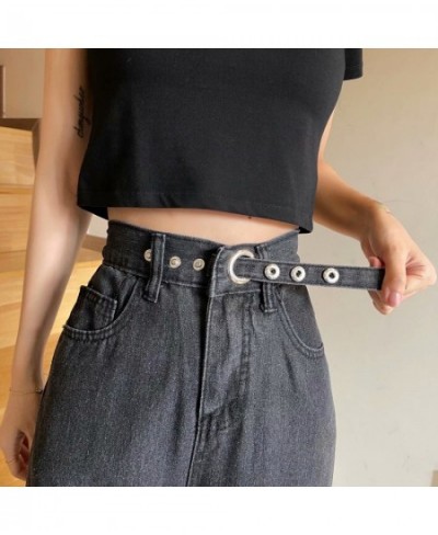 Women Pant Woman Jeans High Waist Denim Pants Wide Leg Denim Clothing Blue Jeans Vintage Quality Fashion Straight Pants $40.7...