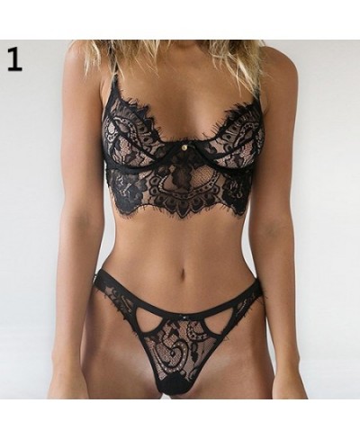 Sexy Women Corset Lace Push Up Vest Top Girl Bra + Panties Set Underwear Suit $13.61 - Underwear