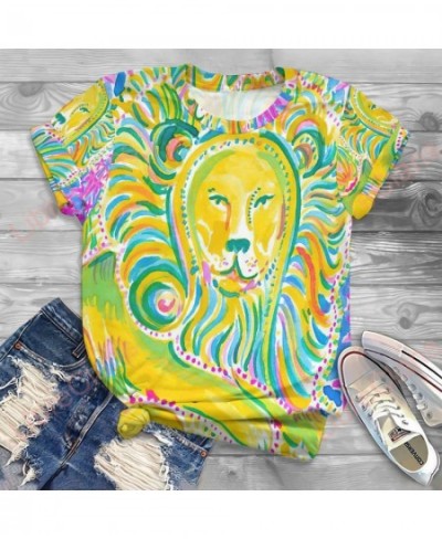 Crane Watercolor Pinting 3D Print T Shirt Oversized Female Clothing Fashion Style Women Clothes T-Shirts Sexy Girls Tees Tops...