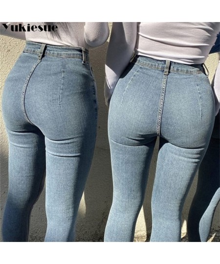 spring 2022 womens fashion high waist y2k Women's skinny slim jeans stretch woman denim capris Pants jean mom jeans trousers ...