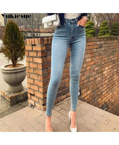 spring 2022 womens fashion high waist y2k Women's skinny slim jeans stretch woman denim capris Pants jean mom jeans trousers ...