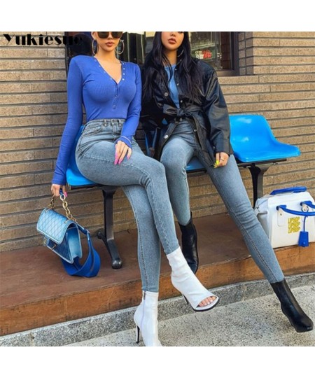 spring 2022 womens fashion high waist y2k Women's skinny slim jeans stretch woman denim capris Pants jean mom jeans trousers ...