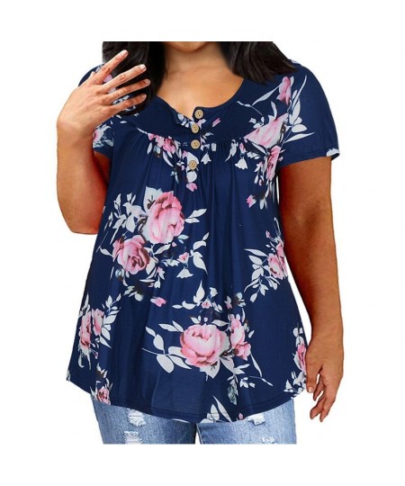 Big Size Tops Fat MM 2023 Summer Loose Woman T-shirts Casual Sexy V Neck Solid Short Sleeve Plus Size Shirts Female Clothing ...