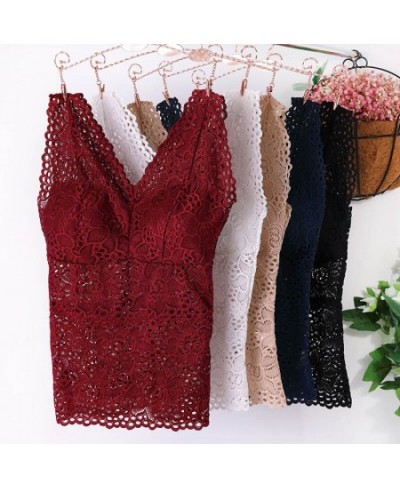 Women Tank Tops Stylish Lace Women's Tank Crochet Embroidery Fitness Casual Blouse Camisole Sleeveless Shirt For Femal $19.70...