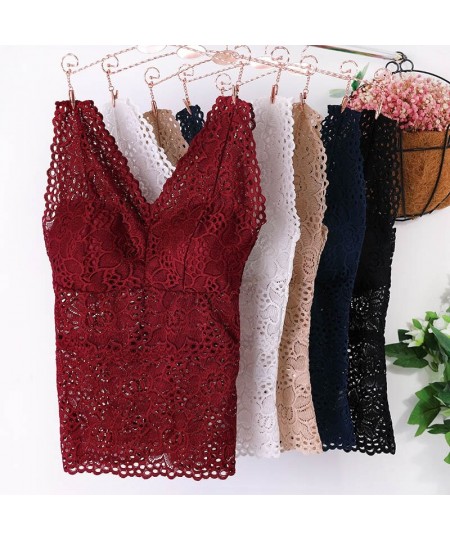 Women Tank Tops Stylish Lace Women's Tank Crochet Embroidery Fitness Casual Blouse Camisole Sleeveless Shirt For Femal $19.70...