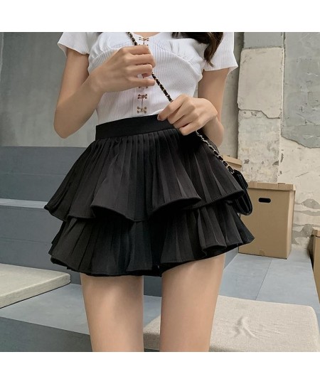 3 Sizes S-l Causal High Waist Summer A-line Pleated Solid Casual High Elastic Waist Women 2023 New Shorts Skirts $27.99 - Bot...