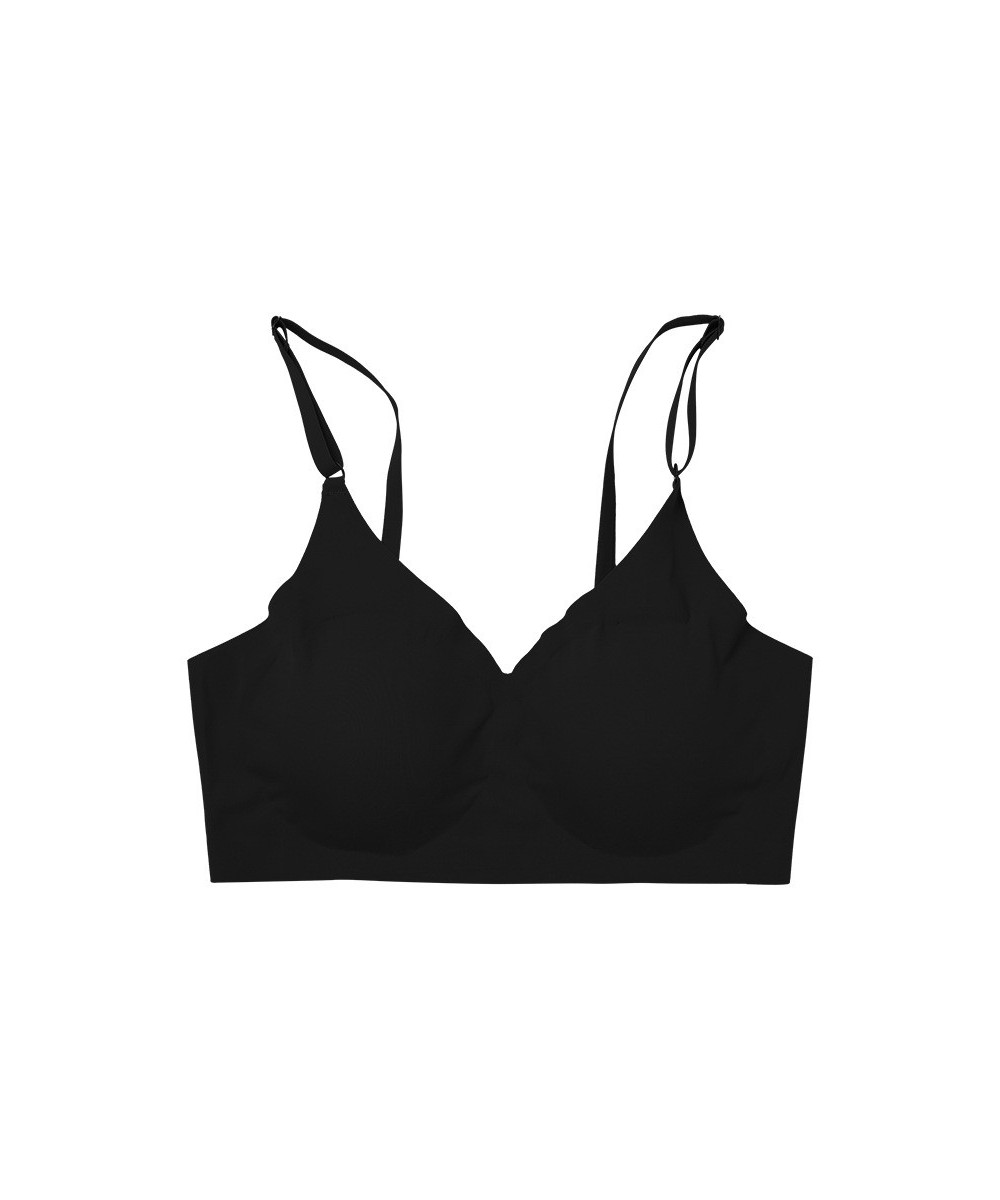 Sports Bras Sexy Wireless Comfort Bras For Woman Seamless Push Up Underwear Padded Bralette One Piece Brassiere Intimate Bra ...