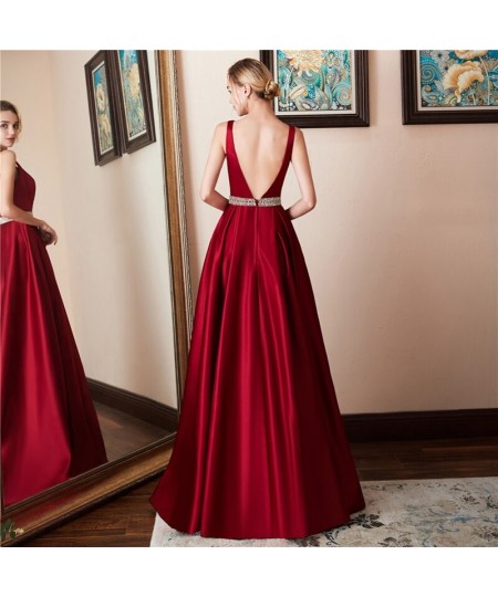 Ladies Evening Party Dresses Wedding Bridesmaid Deep V Neck Strapless Backless Long Formal Prom Gowns Elegant Medieval Costum...