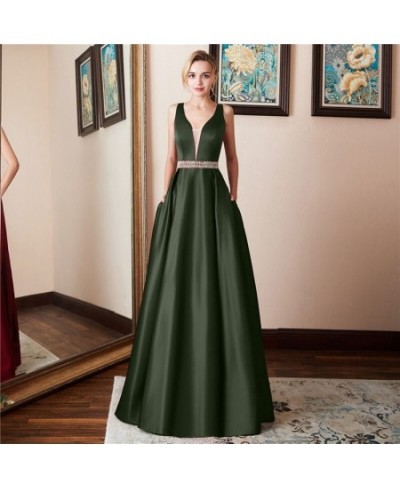 Ladies Evening Party Dresses Wedding Bridesmaid Deep V Neck Strapless Backless Long Formal Prom Gowns Elegant Medieval Costum...