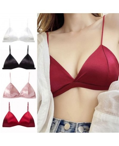 Wrapped Chest Tube French Top Sexy Shoulder Women's Style Underwear Single Girl Adjustable Lingerie Satin Buckle Strap Bra $2...