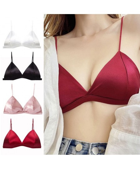 Wrapped Chest Tube French Top Sexy Shoulder Women's Style Underwear Single Girl Adjustable Lingerie Satin Buckle Strap Bra $2...