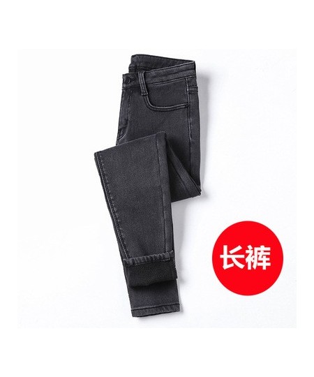 Winter Warm Jeans Woman 2022 High Waist Casual Velvet Ladies Trousers Female Pantalon Denim jeans for Women Pants clothe 40 $...