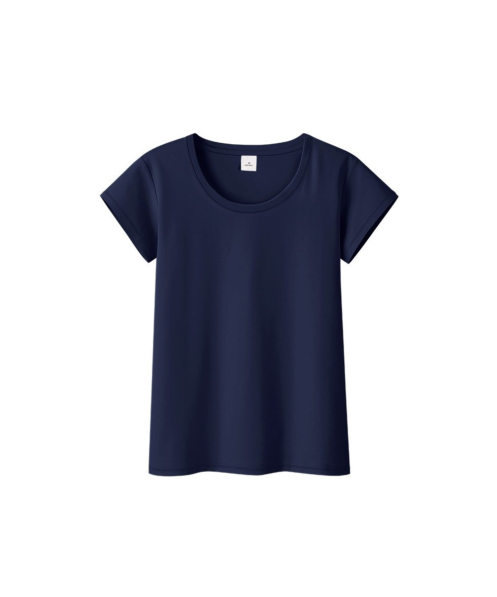 2023 Brand New Womens T-shirts 95% Cotton O-Neck Women T-shirt Tight-Fitting Woman T Shirt Thin Tshirt For Female Tops Tees $...