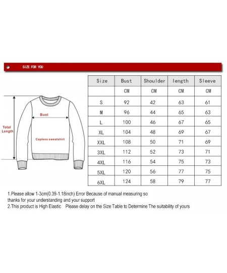 6xl Oversized 3D Printed Custom Made Pattern Women Man Sweatshirts 2023 Autumn Long Sleeve O-neck Loose Tops $40.60 - Hoodies...