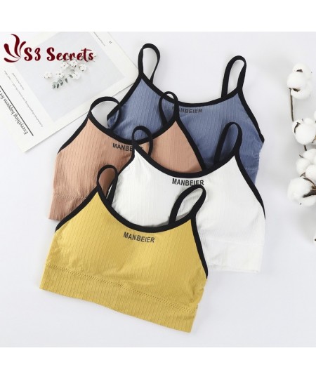 Sexy Sports Camis Women Seamless Wire-Free Tank Camisole Sports Underwear Crop Top Tee Lingerie Bralette Beauty Back Tube Top...