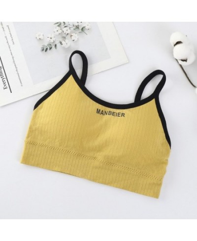 Sexy Sports Camis Women Seamless Wire-Free Tank Camisole Sports Underwear Crop Top Tee Lingerie Bralette Beauty Back Tube Top...