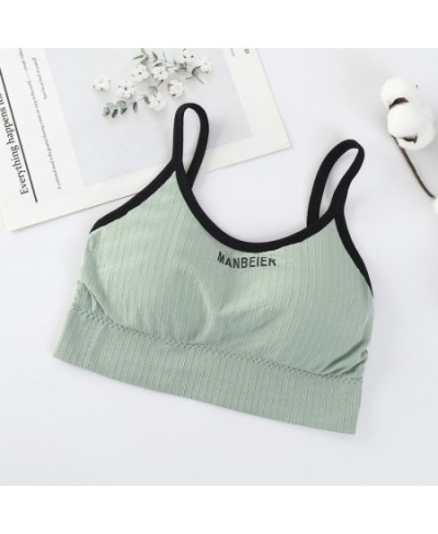 Sexy Sports Camis Women Seamless Wire-Free Tank Camisole Sports Underwear Crop Top Tee Lingerie Bralette Beauty Back Tube Top...