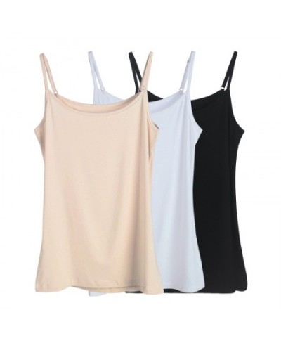 Summer Sexy Camisoles Women Crop Top Sleeveless Shirt Sexy Slim Lady Bralette Tops Strap Skinny Vest Camisole Base Vest Tops ...