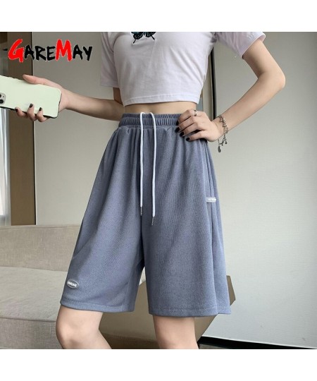 2023 New Hot Summer Women Casual Ice Silk Shorts Plus Size High Waist Lace Soft Loose Women's Shorts SweatPants Basic Short $...