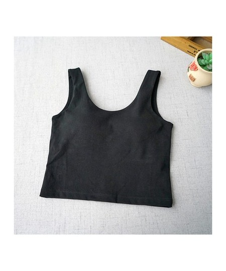 Summer Women Elastic Sporty Knitting Cotton Camis $39.27 - Underwear