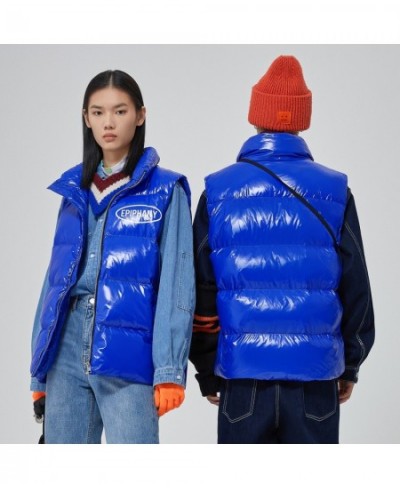 Bright Down Vest Winter Men and Women Windproof Waterproof Warm Down Coat Outerwear Female Puffer Jacket forCouples $70.51 - ...