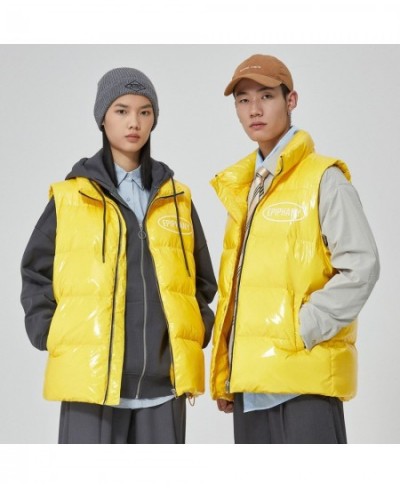 Bright Down Vest Winter Men and Women Windproof Waterproof Warm Down Coat Outerwear Female Puffer Jacket forCouples $70.51 - ...