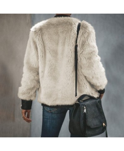 2023 Winter Mixed Rabbit Fur Coat Women Warm Zipper Jacket New Female Casual Outerwear $57.18 - Jackets & Coats