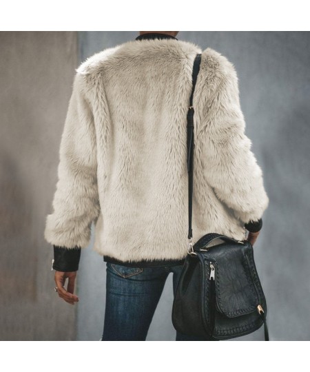 2023 Winter Mixed Rabbit Fur Coat Women Warm Zipper Jacket New Female Casual Outerwear $57.18 - Jackets & Coats