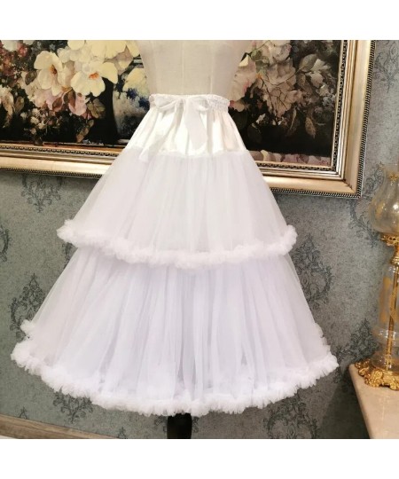 Skirt Support Double Layer Cloud Support Cotton Candy Lolita Boneless Soft Yarn Medium Violent Daily Petticoat $63.30 - Skirts