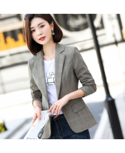 Blazer Women Fashion Temperament Professional Slim Elegant Long Sleeve Outerwear Chic Tops Office Clothing New 2023 Autumn $6...