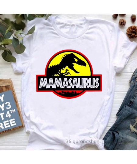 Watercolor Leopard Mamasaurus Graphic Print Women'S Tshirts Funny Jurassic Dinosaur T-Shirt Female Mother'S Day Gift T Shirt ...