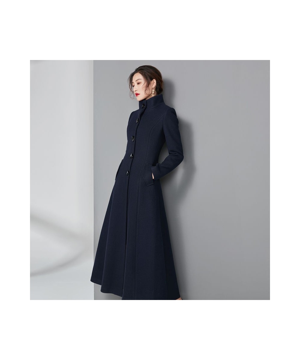 Solid Full Slim Plus Size XXXL Long Seelve Fashion New Mandarin Winter Coat Women OverCoat Female Girls Outwear $100.57 - Jac...