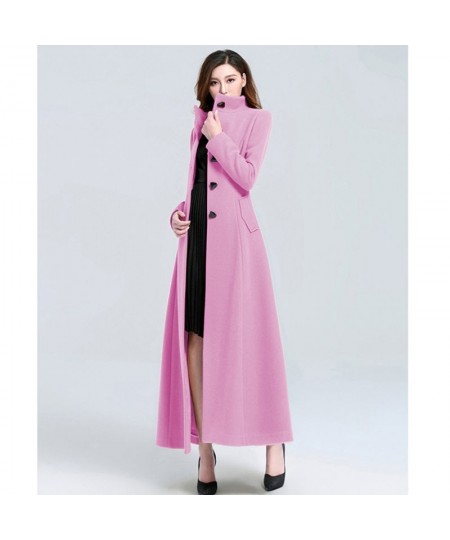 Solid Full Slim Plus Size XXXL Long Seelve Fashion New Mandarin Winter Coat Women OverCoat Female Girls Outwear $100.57 - Jac...