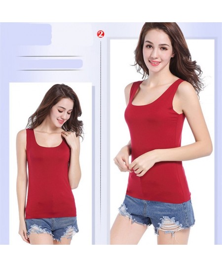 Sleeveless Soft Tank Top Women Summer Seamless Cutting Tanks Round Neck Sexy Slim Tops White Pink Lady Casual Tees Base Tees ...